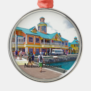 Nassau Bahamas Julgransprydnad Metall