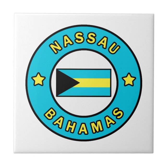 Nassau Bahamas Kakelplatta (Framsidan)