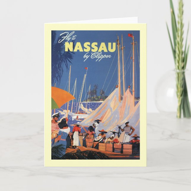 Nassau Bahamas Kort (Framsida)