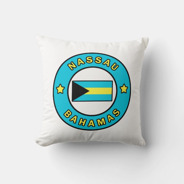 Nassau Bahamas Kudde (Framsida)