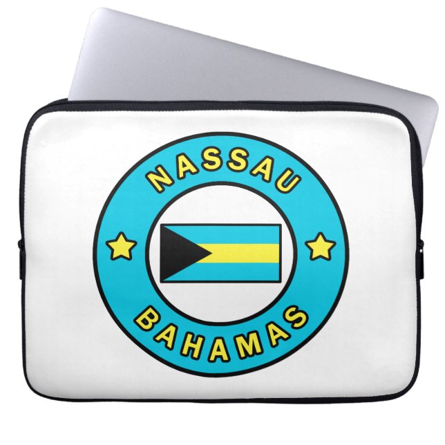 Nassau Bahamas Laptop Fodral (Framsidan)