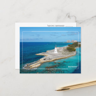 Nassau Bahamas Lighthouse-vykort Vykort