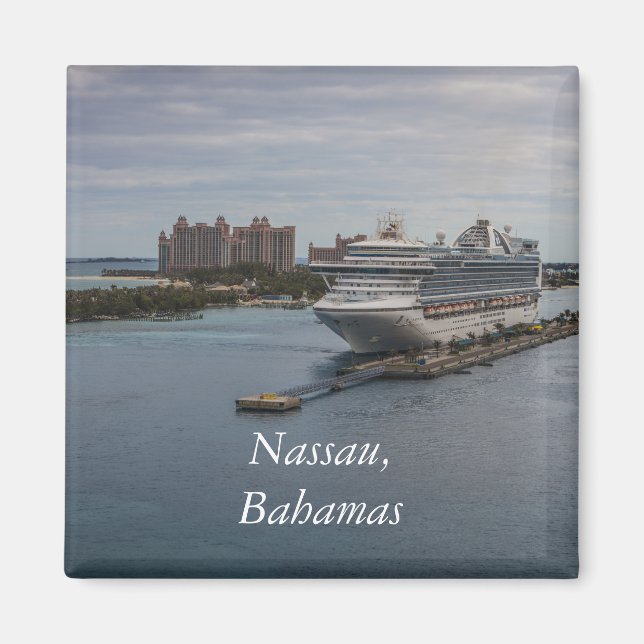 Nassau, Bahamas Magnet (Framsidan)