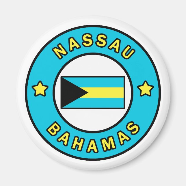 Nassau Bahamas Magnet (Framsidan)