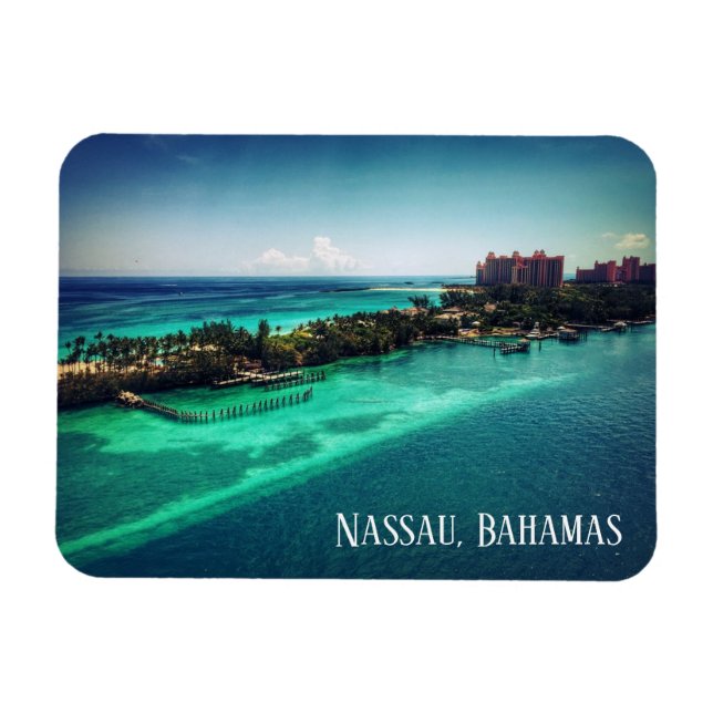 Nassau, Bahamas Magnet (Horisontell)