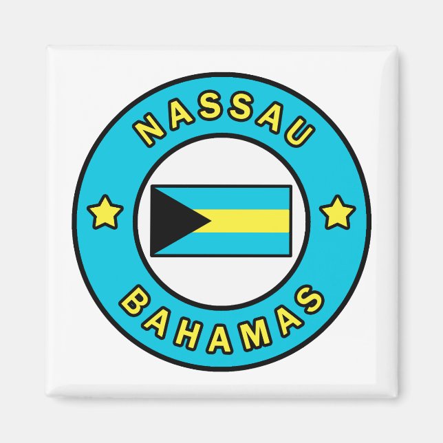 Nassau Bahamas Magnet (Framsidan)