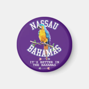 Nassau Bahamas Magnet Vacation Cruise Parrot