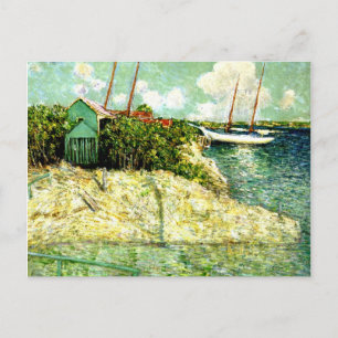 Nassau, Bahamas, målning av J. Alden Weir Vykort