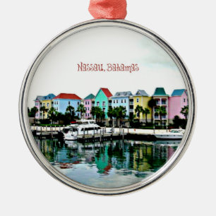 Nassau Bahamas Marina Julgransprydnad Metall