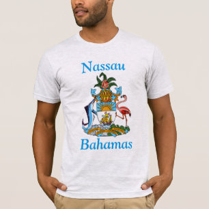 Nassau, Bahamas med Jackande av Arm T Shirt