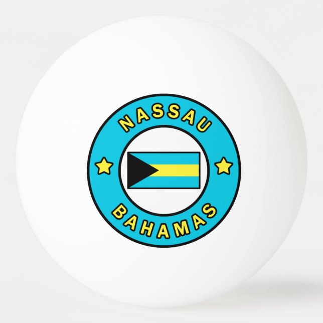 Nassau Bahamas Pingisboll (Framsidan)