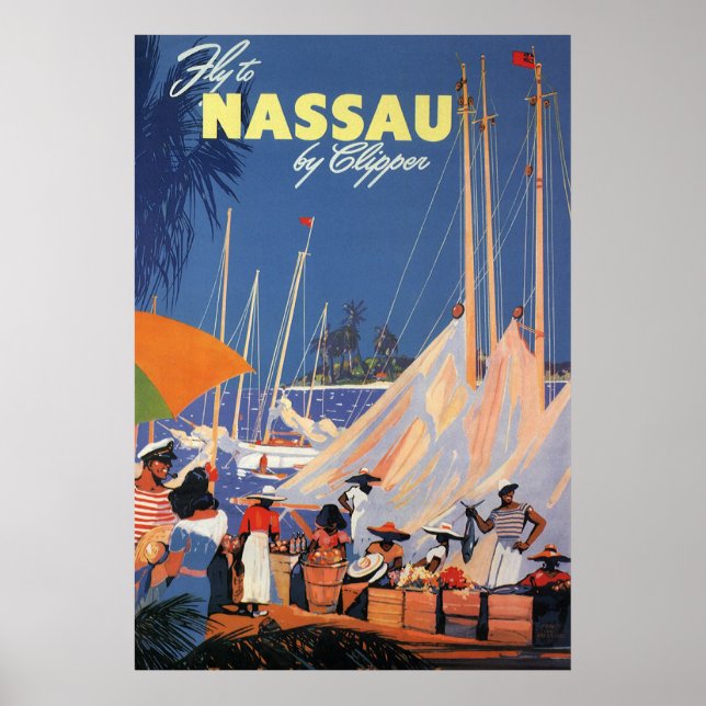 Nassau Bahamas Poster (Framsidan)