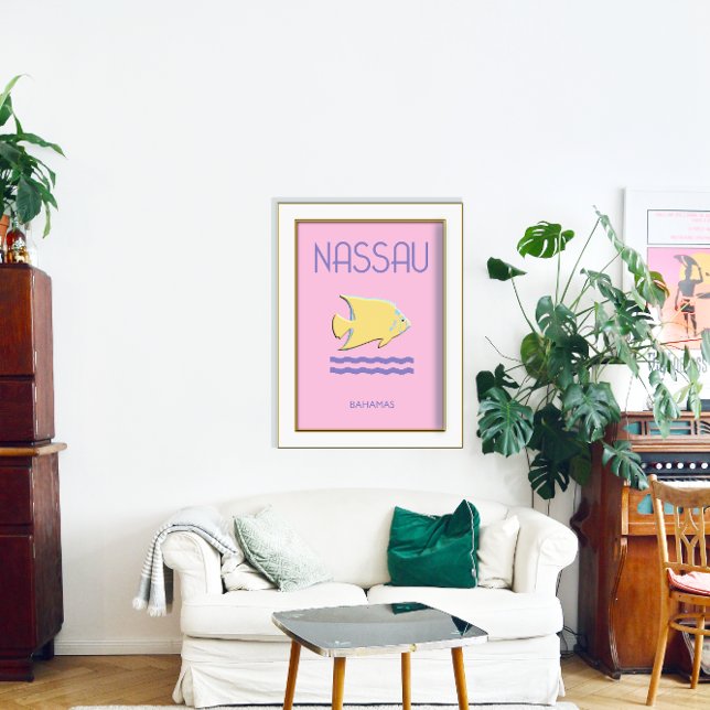 Nassau Bahamas Poster Wall Art Fish (Skapare uppladdad)
