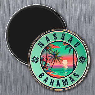 Nassau Bahamas Retro Fiskmås Souvenir 1950-talet Magnet