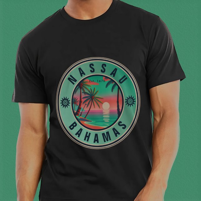 Nassau Bahamas Retro RESR Souvenir 1950-talet T Shirt (Skapare uppladdad)