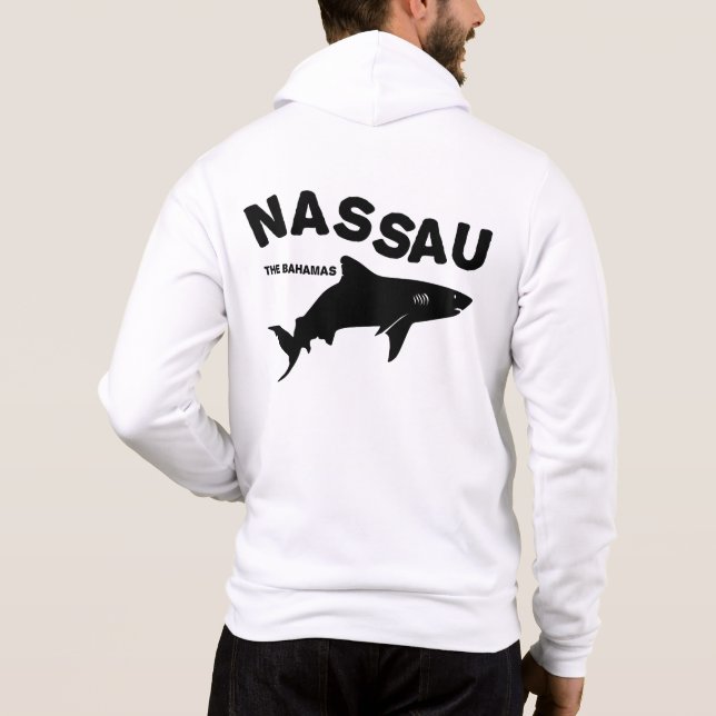 Nassau - Bahamas Shark Diving T-Shirt (Baksida)