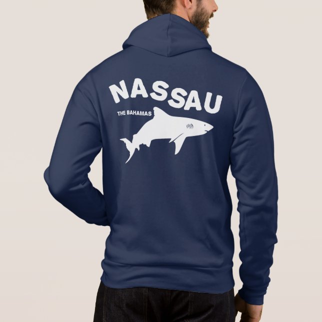 Nassau - Bahamas Shark Diving T-Shirt (Baksida)