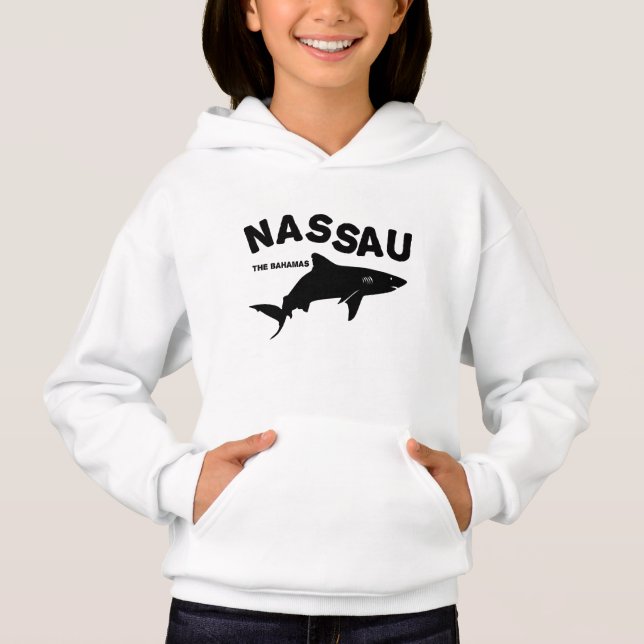 Nassau - Bahamas Shark Diving T-Shirt (Framsida)