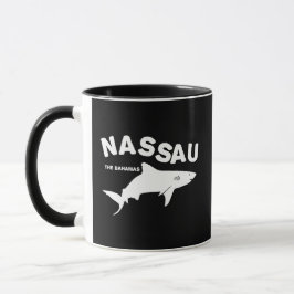 Nassau - Bahamas Shark Diving T-Shirt Mugg