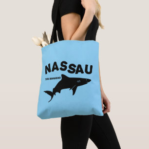 Nassau - Bahamas Shark Diving T-Shirt Tygkasse