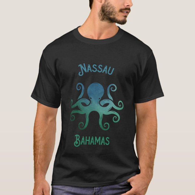 Nassau Bahamas Souvenir 1 T Shirt (Framsida)
