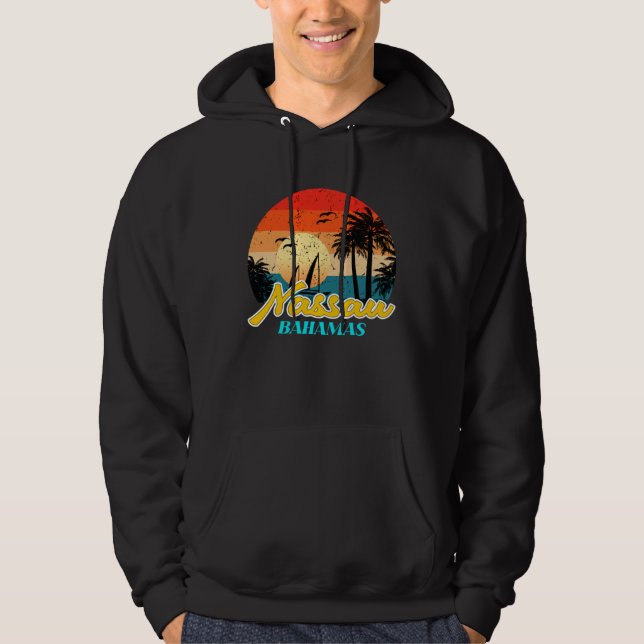 Nassau Bahamas Souvenirs Itu2019s Better In The Ba Hoodie (Framsida)