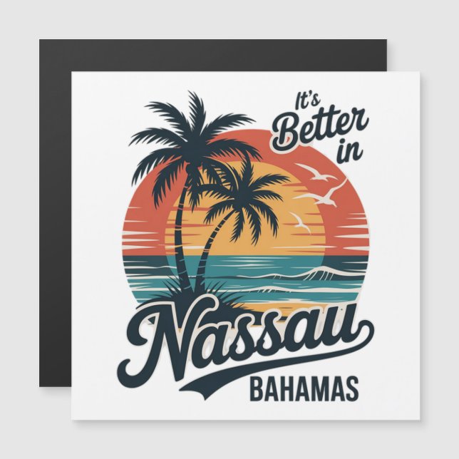 Nassau Bahamas Strand Sommar (Fram/baksida)