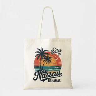 Nassau Bahamas Strand Sommar Tygkasse