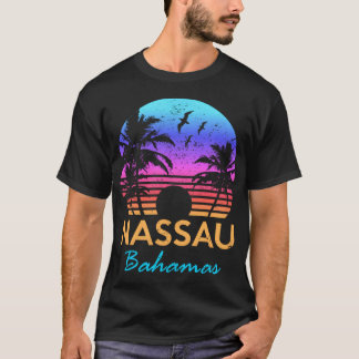 Nassau Bahamas Strandresa Sommar S vän T Shirt