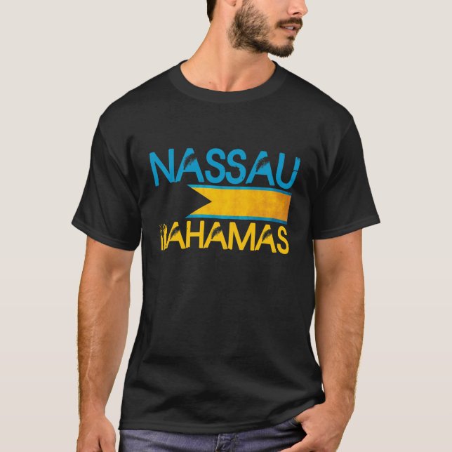 Nassau Bahamas T-tröja Tee (Framsida)