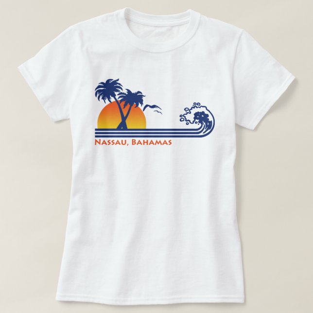 Nassau Bahamas Tee (Design framsida)