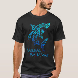 Nassau Bahamas Vintage Retro Tribal Haj-Vandring T Shirt