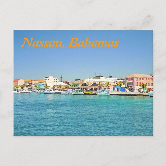Nassau, Bahamas Vykort (Framsida)