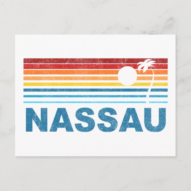 Nassau Bahamas Vykort (Framsida)