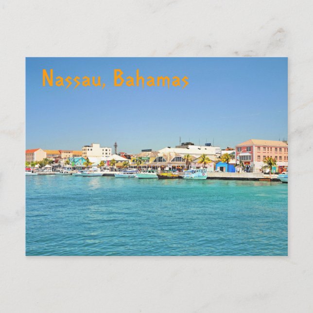 Nassau, Bahamas Vykort (Framsida)