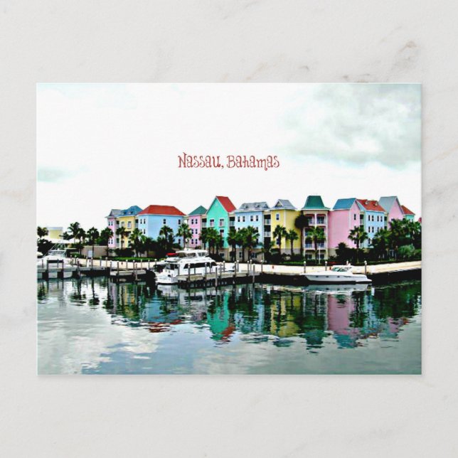 Nassau Bahamas-vykort Vykort (Framsida)