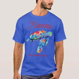 Nassau Bahamas Watercolor Sea Turtle1 T Shirt