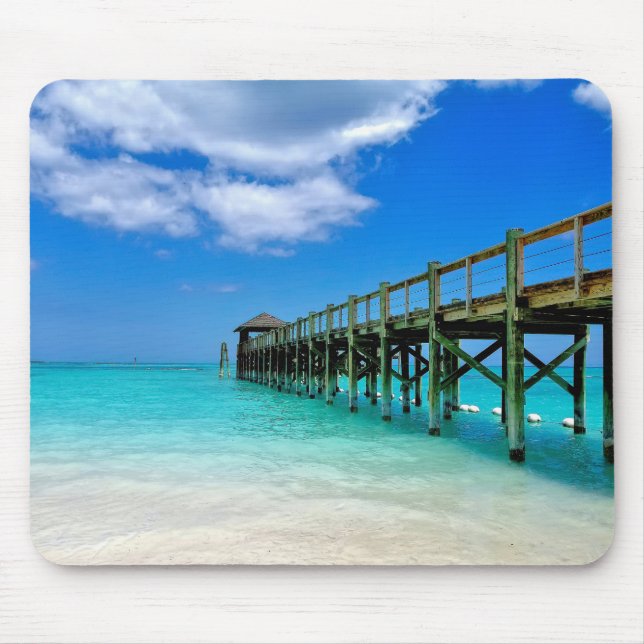 Nassau Bahamas Wooden Pier Musmatta (Framsidan)