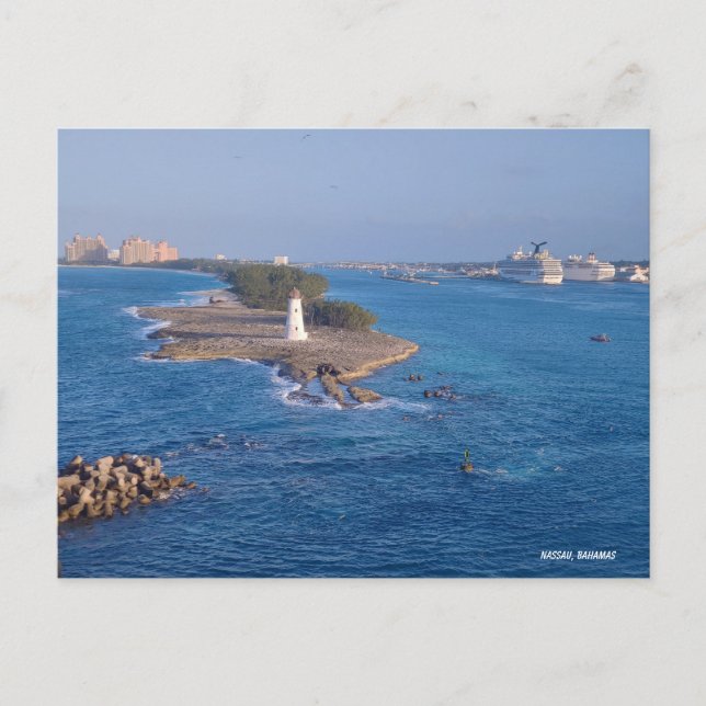 Nassau: där havet möts Himmel Vykort (Framsida)