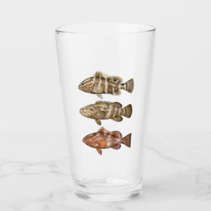 Nassau, Goliath och Red Grouper Drink Glass Glaskopp