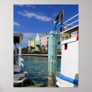 Nassau hamn poster