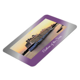 Nassau Harbor Daybroke med Cruise Frakt Magnet
