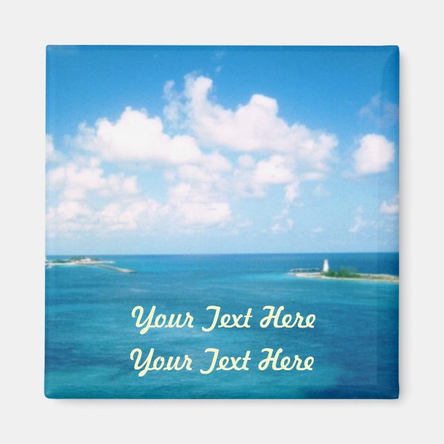 Nassau Harbor Magnet sq (Framsidan)