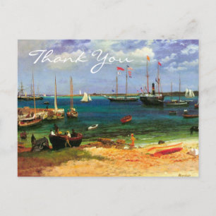 Nassau Harbour av Albert Bierstadt Vykort