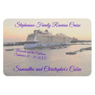Nassau Harbour Cruise Frakt Stateroom Door Marker Magnet