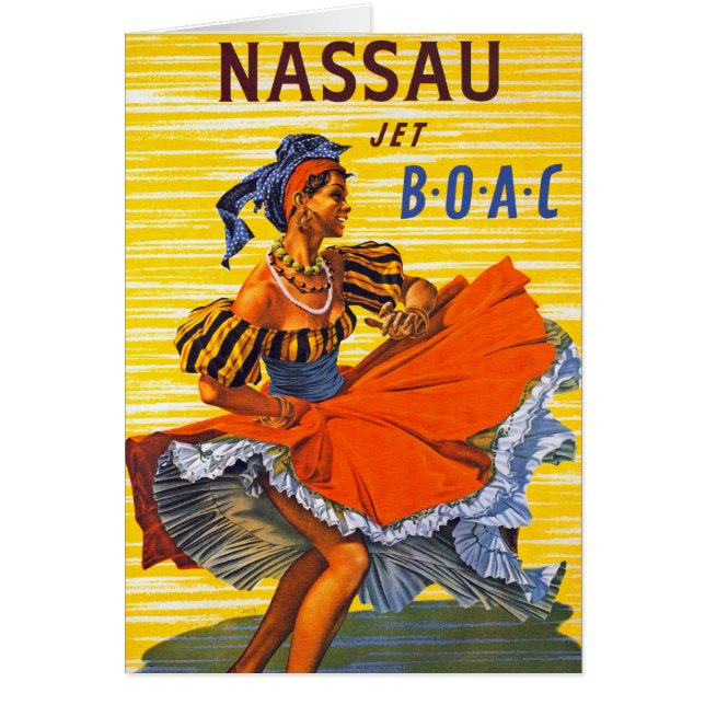 Nassau Jet Hälsningskort (Framsidan)