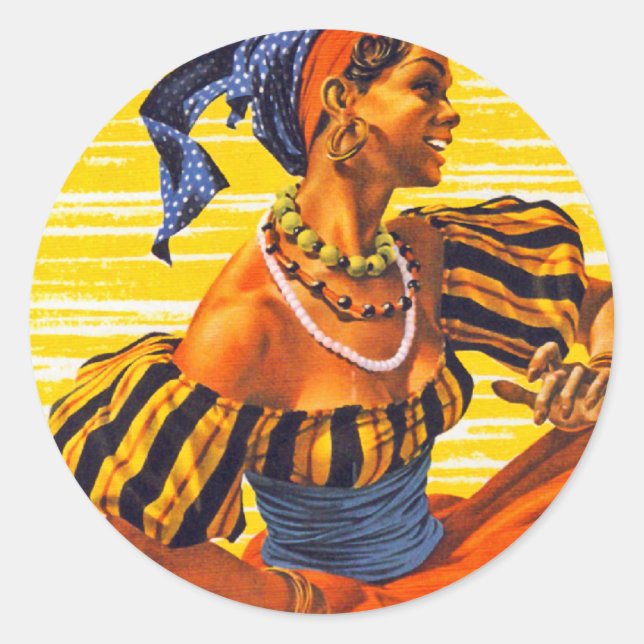 Nassau Jet Runt Klistermärke (Framsida)