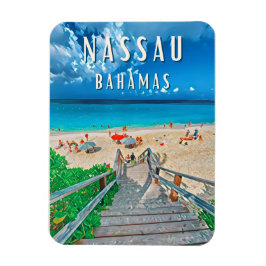 Nassau: L'île paradisiaque des Bahamas Magnet
