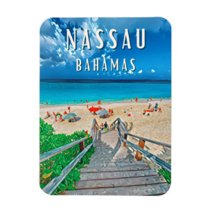 Nassau: L'île paradisiaque des Bahamas Magnet