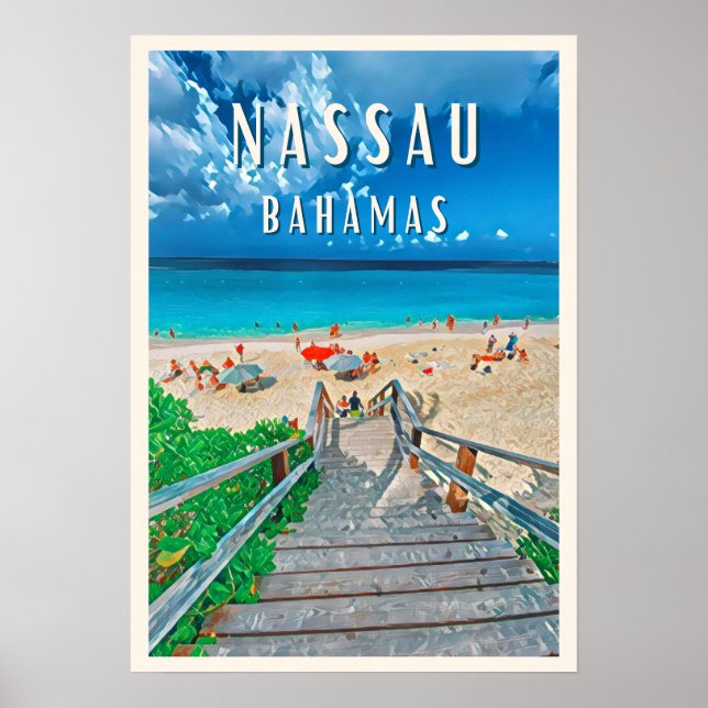 Nassau: L'île paradisiaque des Bahamas Poster (Framsidan)